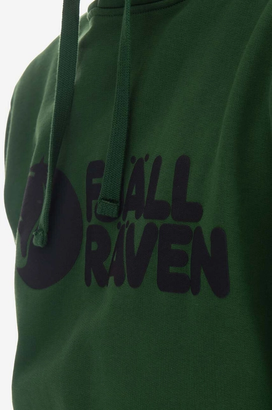 Fjallraven felpa in cotone Logo Hoodie