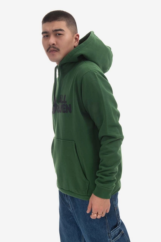 Fjallraven felpa in cotone Logo Hoodie