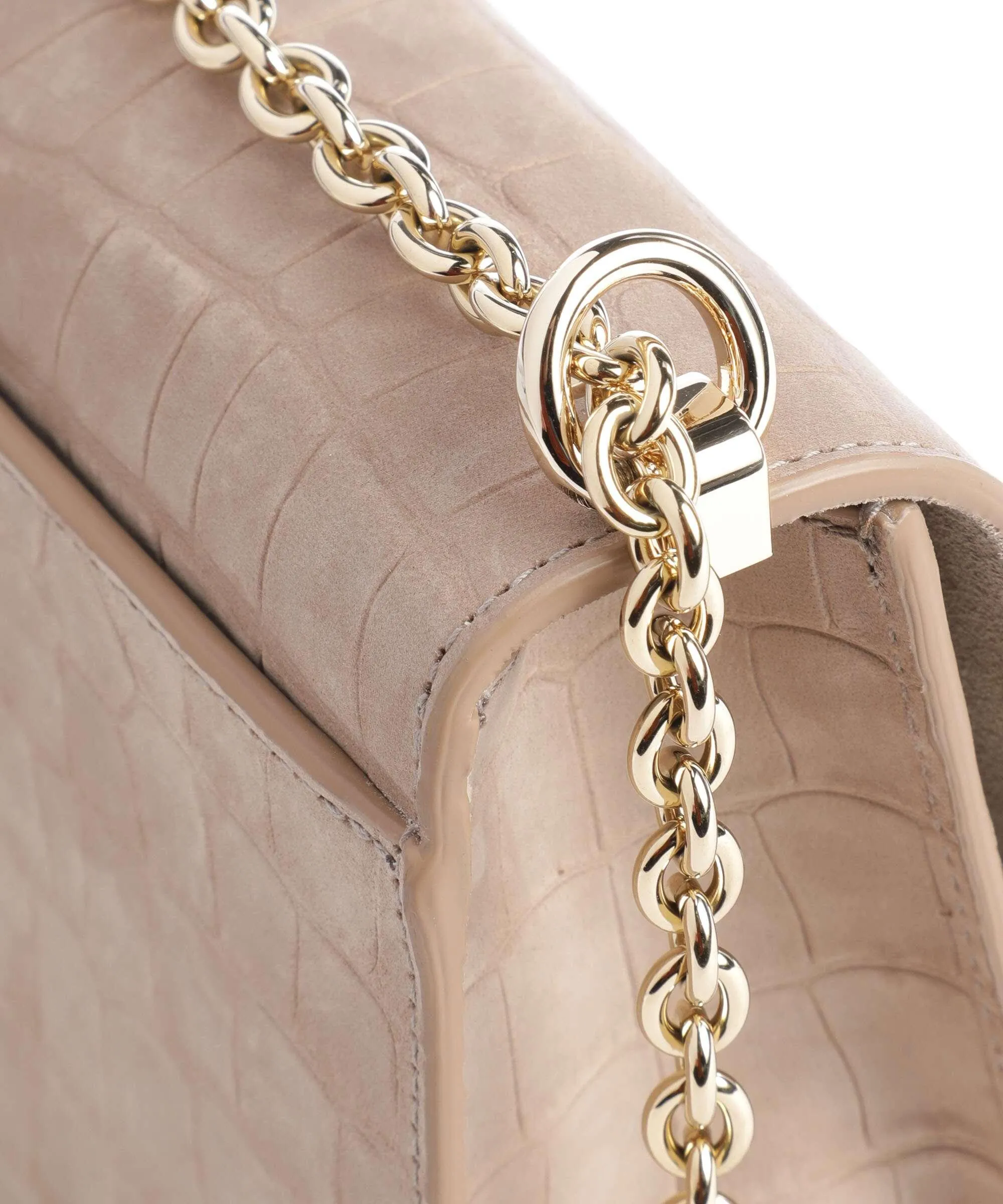  Furla 1927 Mini Borsa a spalla pelle granulata beige  