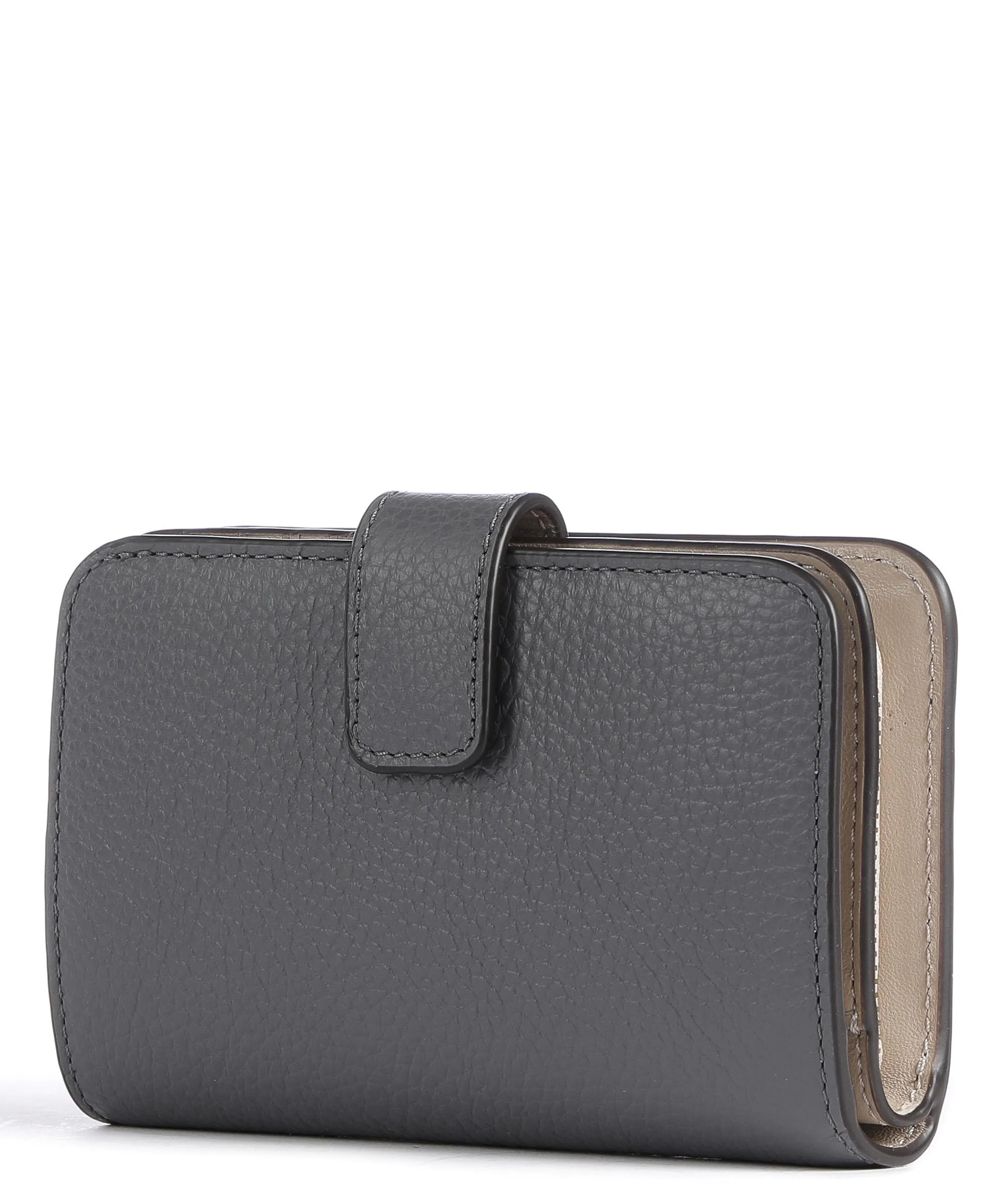  Furla Camelia M Portafoglio pelle granulata grigio scuro  