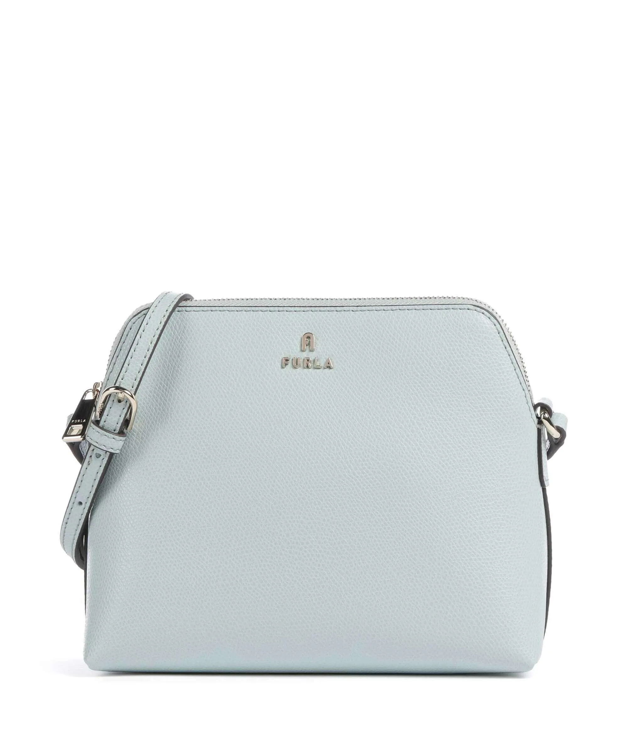  Furla Camelia Set Borsa a tracolla pelle granulata blu chiaro  