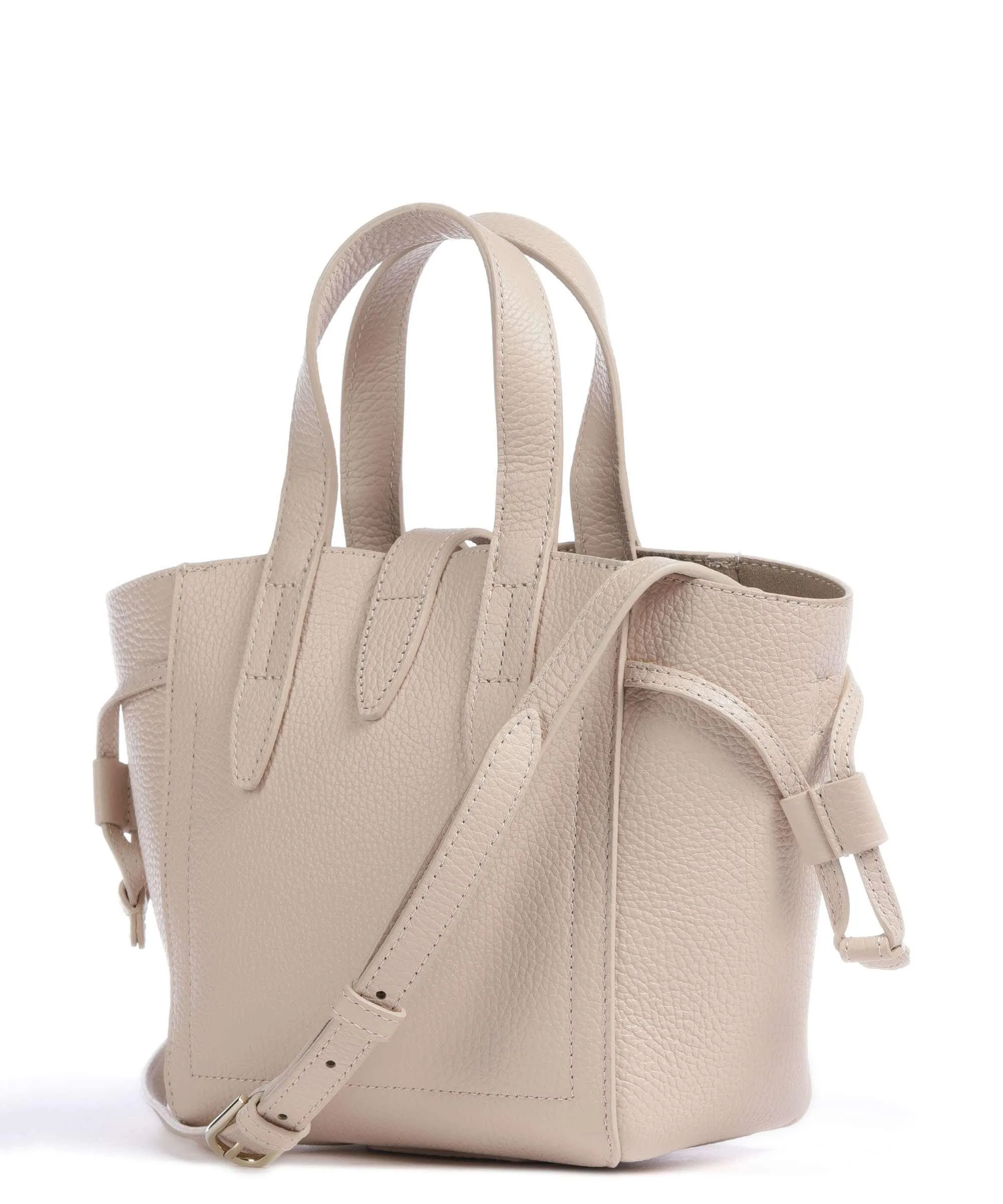 Furla Net Mini Borsa a tracolla pelle granulata beige  