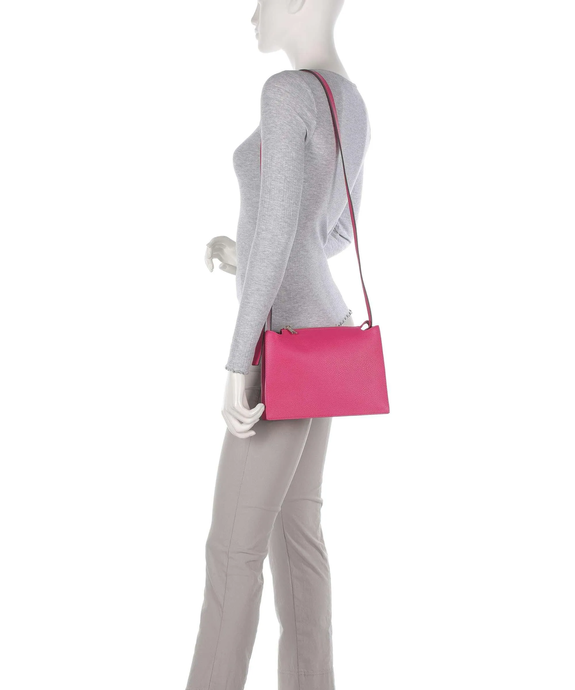  Furla Nuvola S Borsa a tracolla pelle granulata pink  