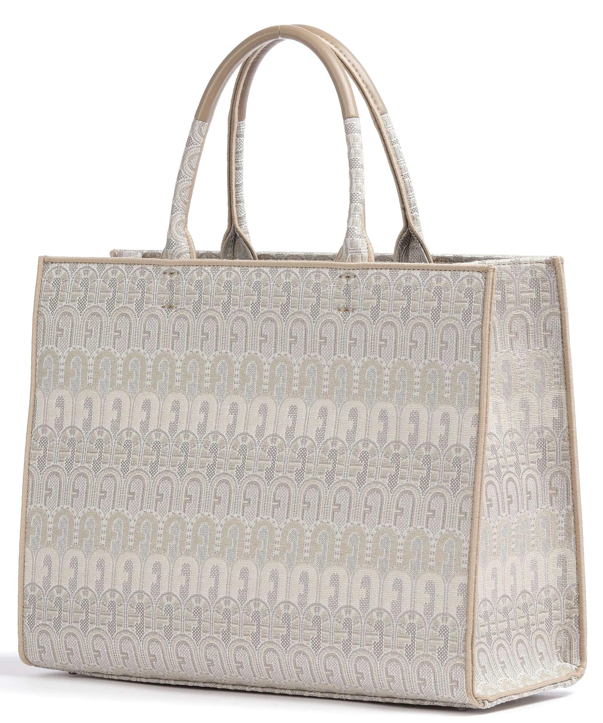  Furla Opportunity L Borsa a mano cotone, poliestere natura  