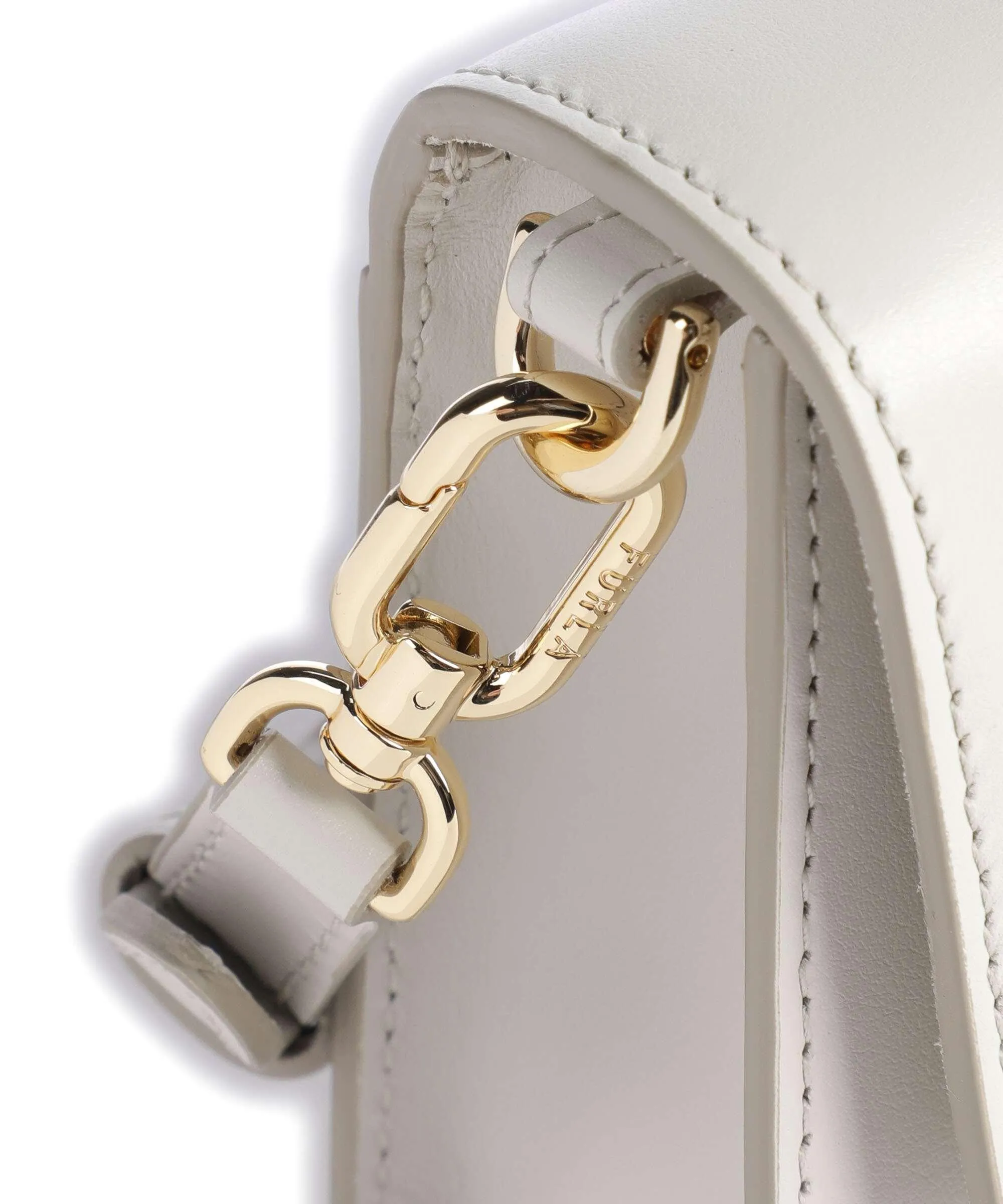  Furla Zoe Mini Borsa a tracolla pelle liscia beige  