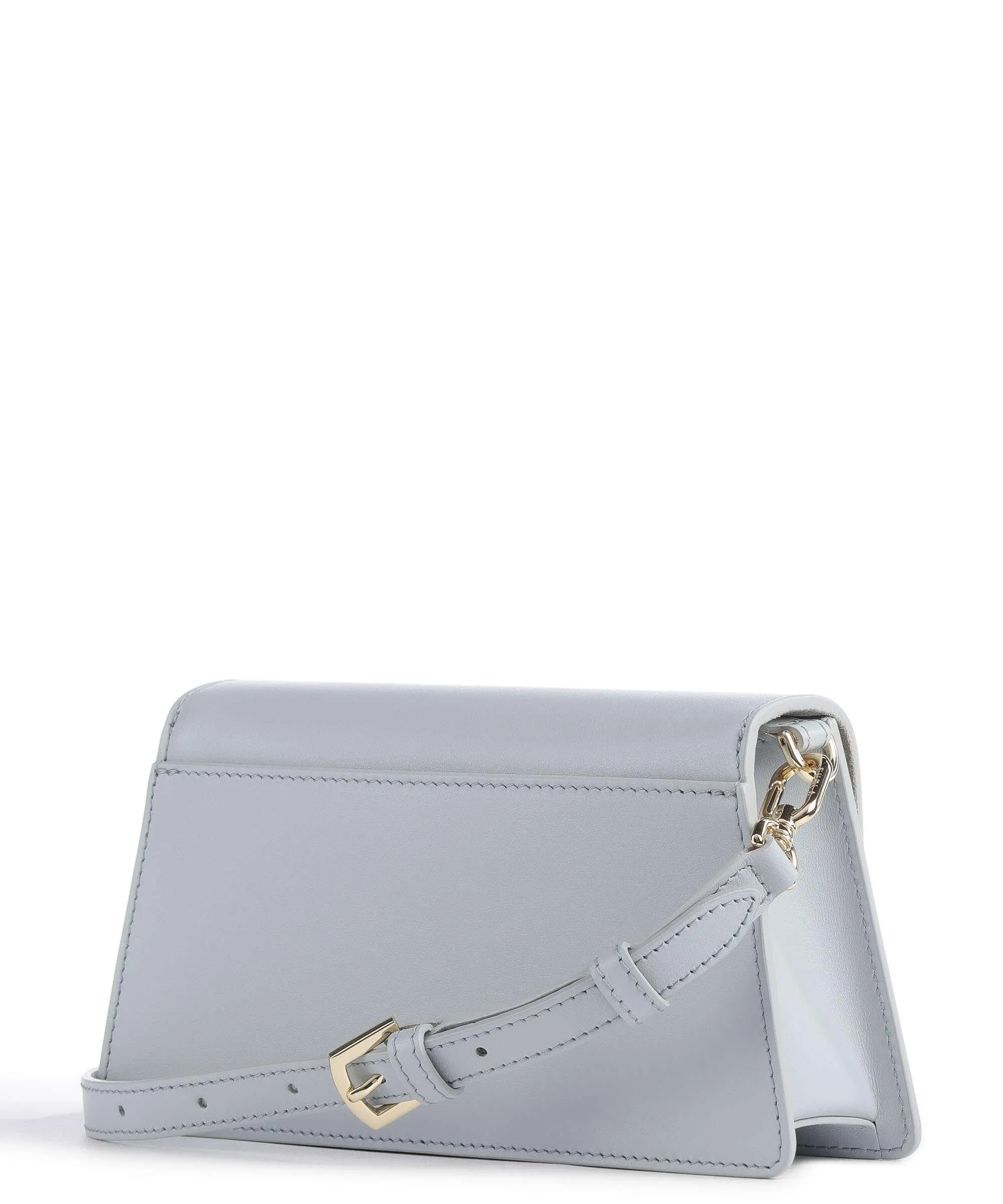  Furla Zoe Mini Borsa a tracolla pelle liscia blu chiaro  