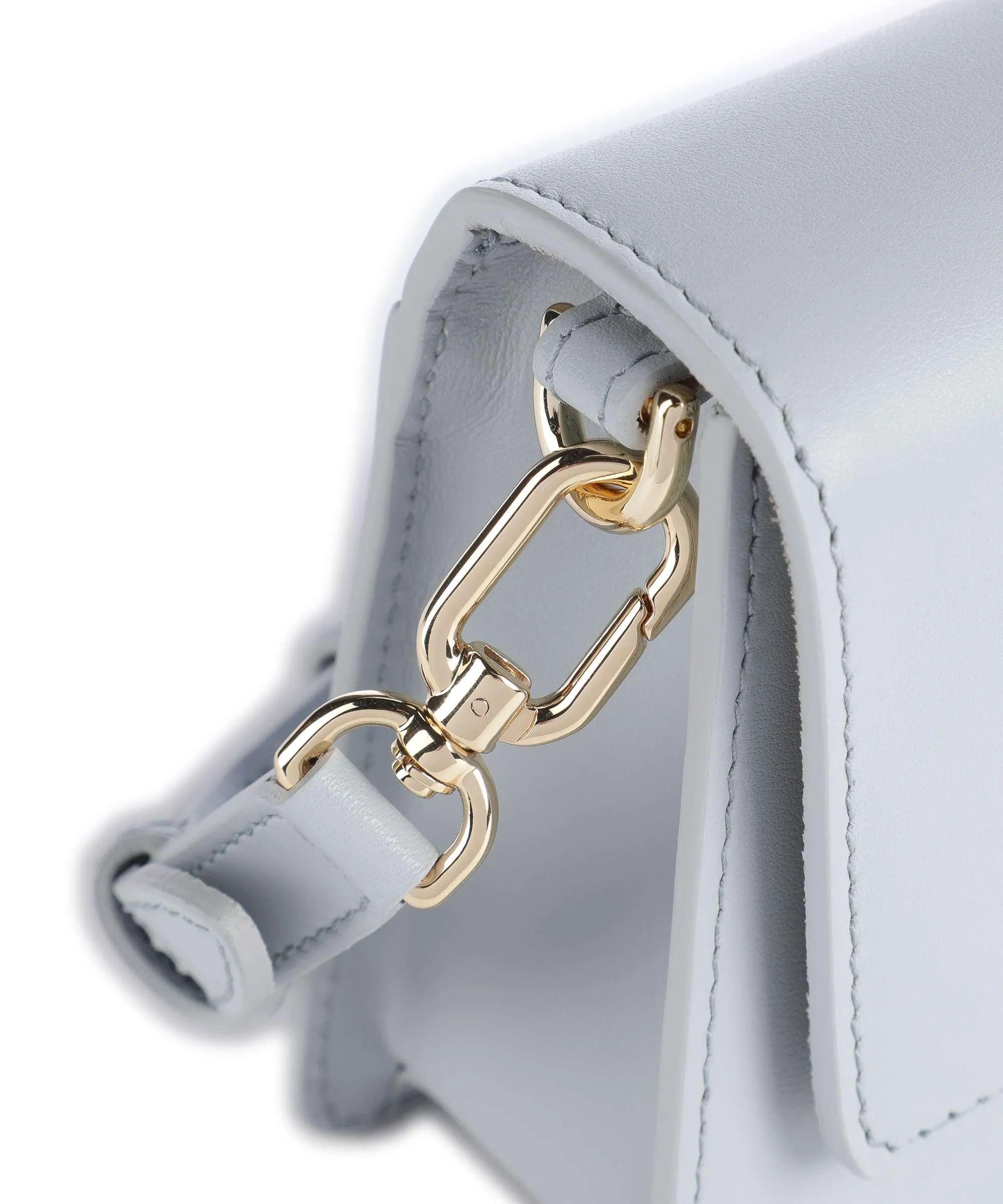  Furla Zoe Mini Borsa a tracolla pelle liscia blu chiaro  