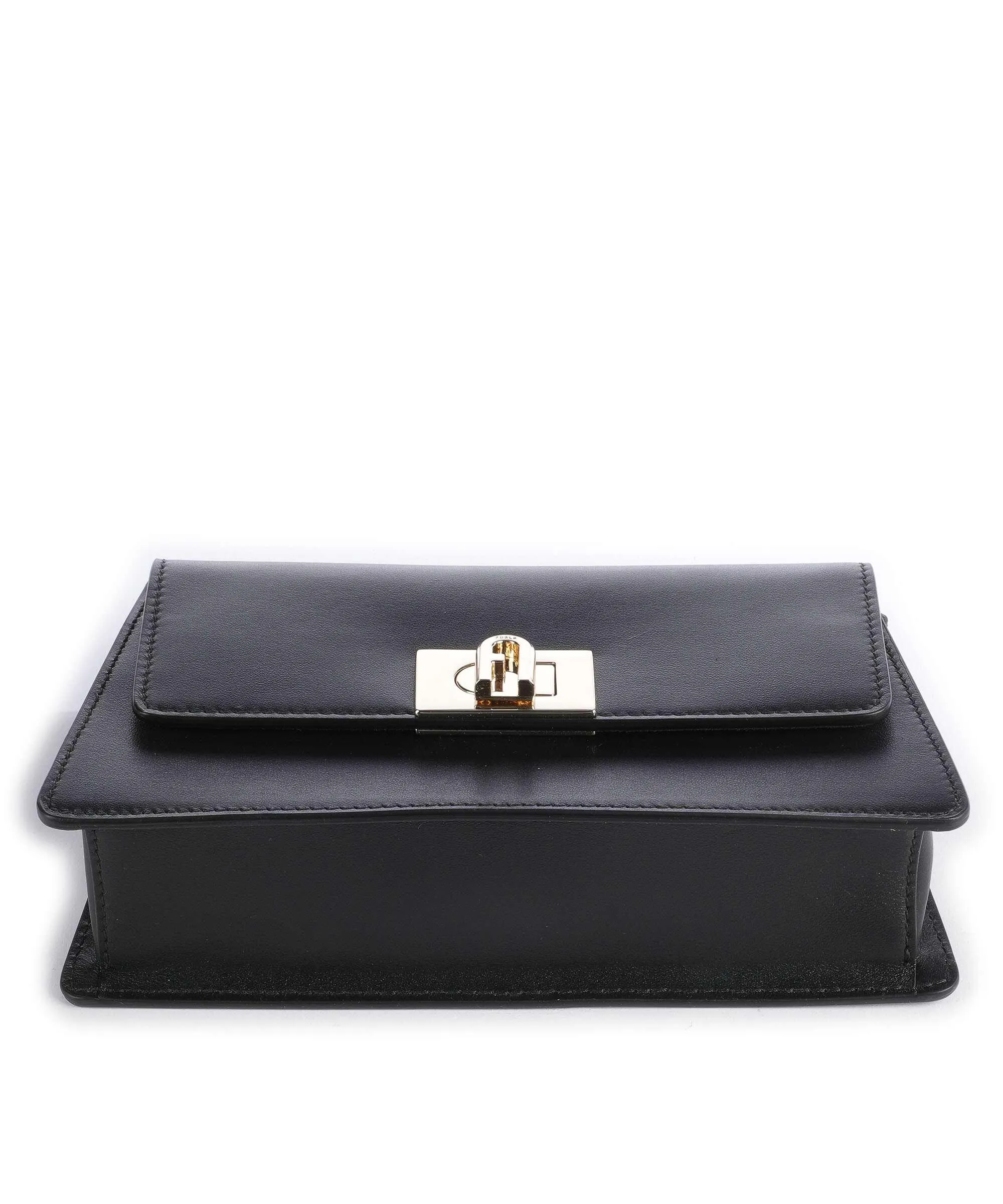  Furla Zoe Mini Borsa a tracolla pelle liscia nero  