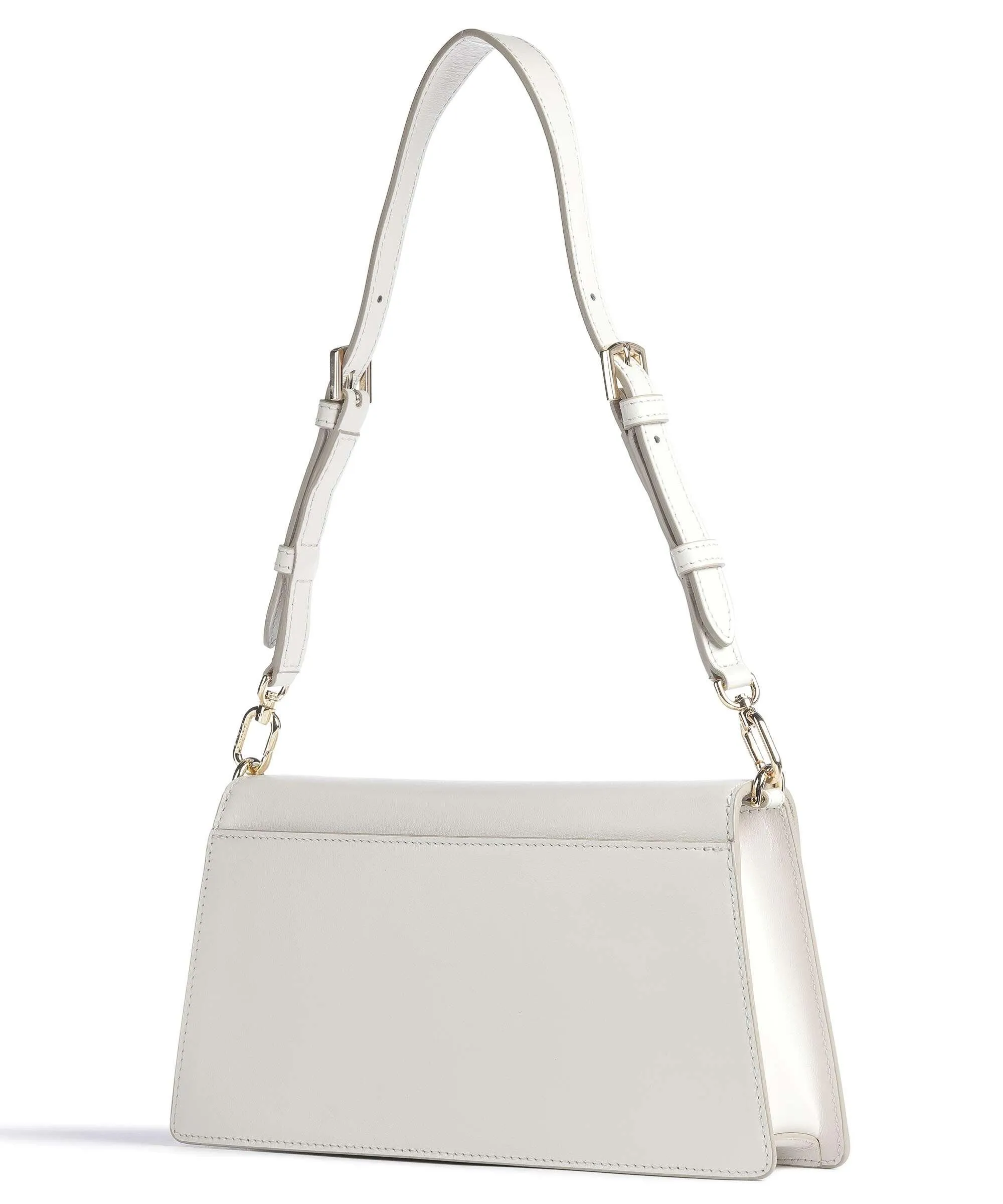  Furla Zoe S Borsa a spalla pelle bianco  