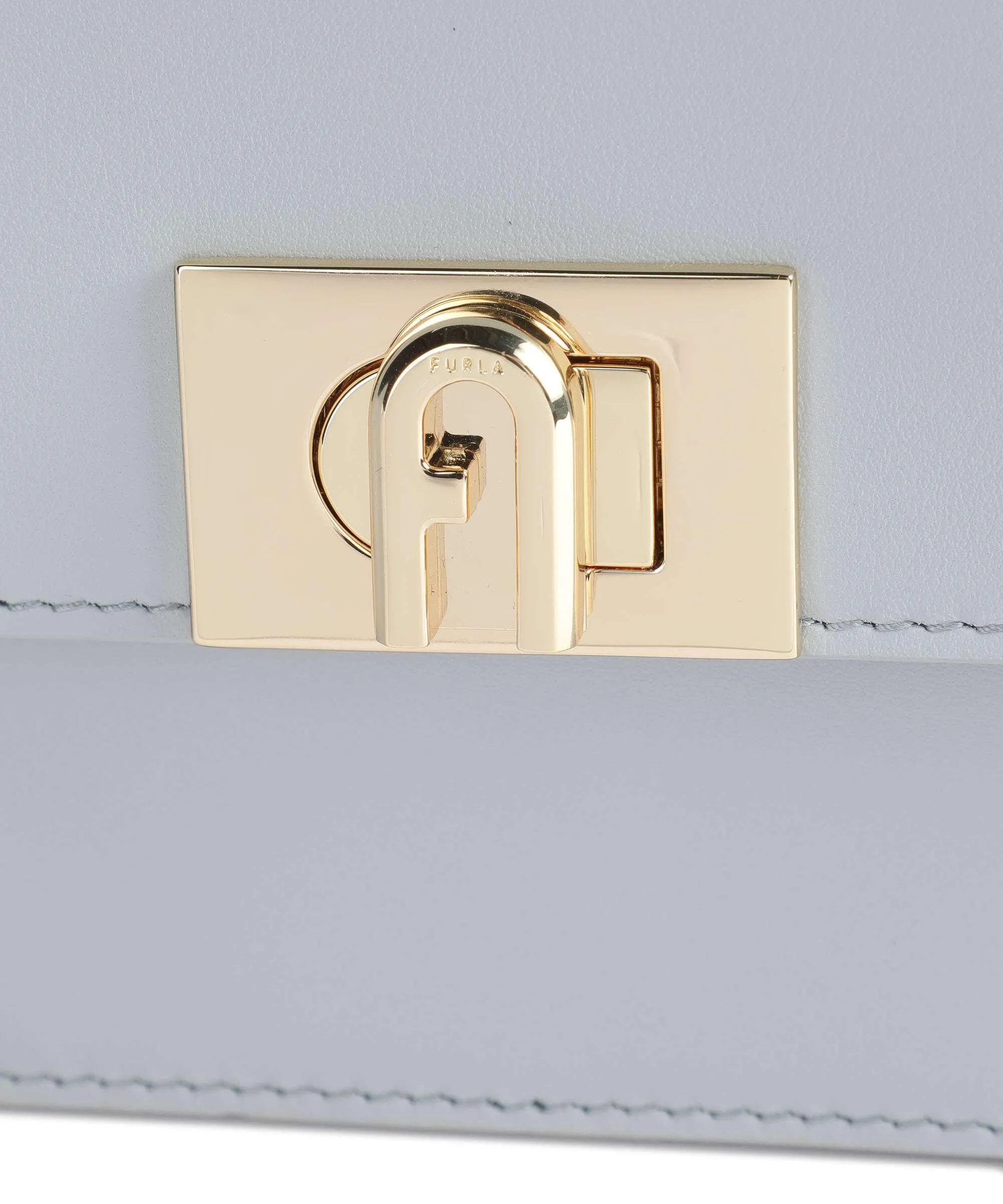  Furla Zoe S Borsa a spalla pelle blu-grigio  