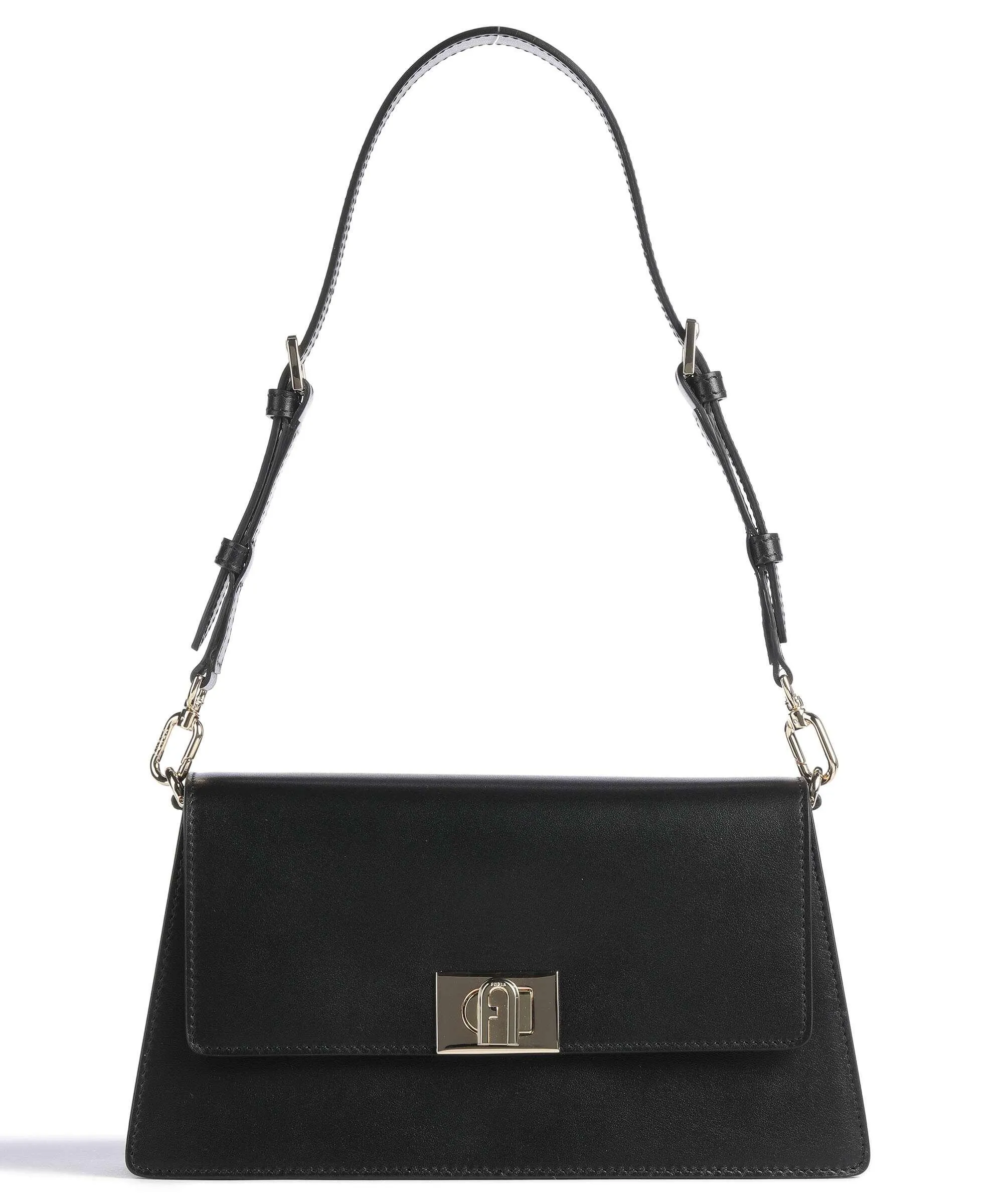  Furla Zoe S Borsa a spalla pelle nero  