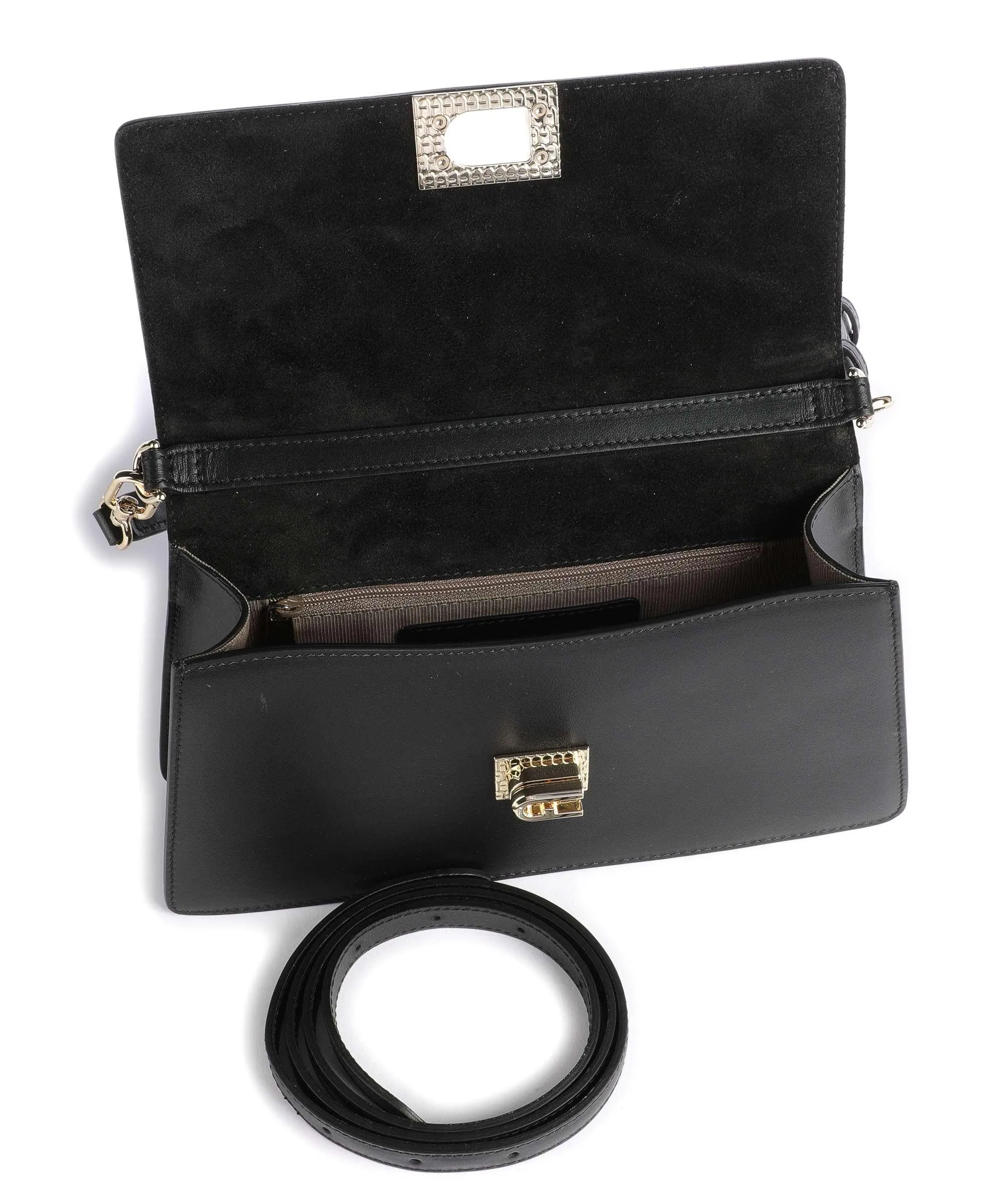  Furla Zoe S Borsa a spalla pelle nero  