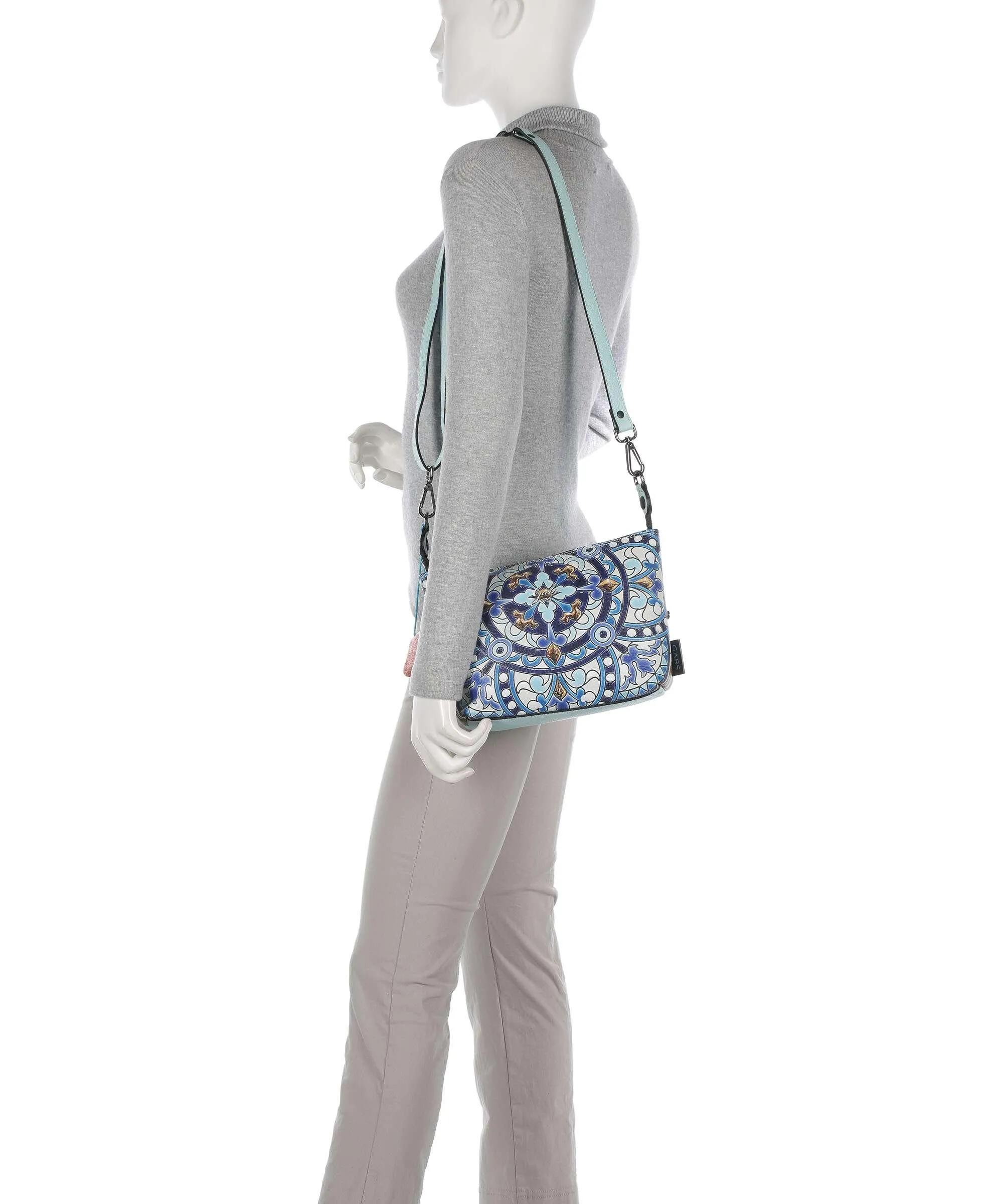  Gabs Funny M Borsa a tracolla pelle di vitello grana multicolore  