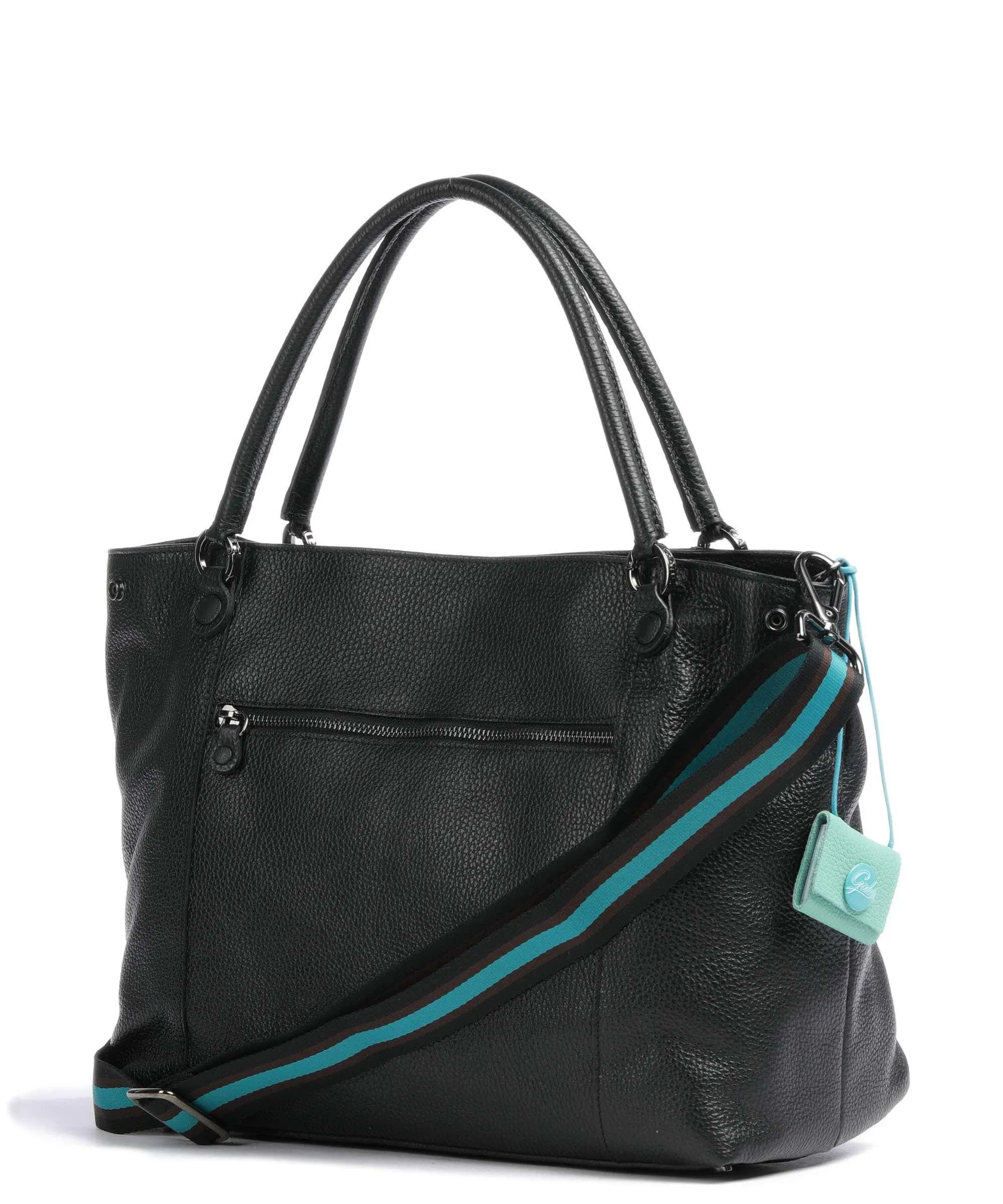  Gabs Marisa L Borsa shopper pelle di vitello grana nero  