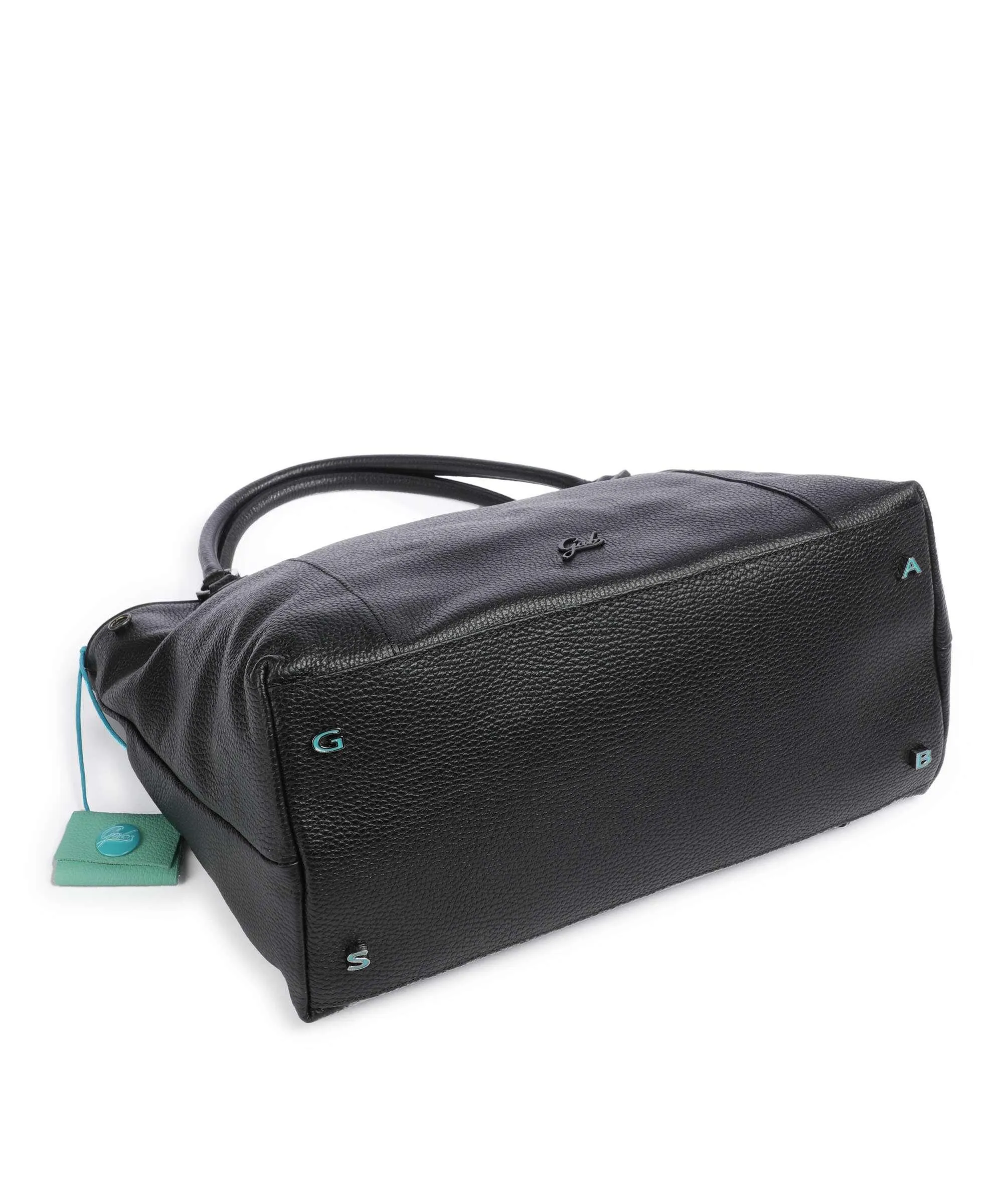  Gabs Marisa L Borsa shopper pelle di vitello grana nero  