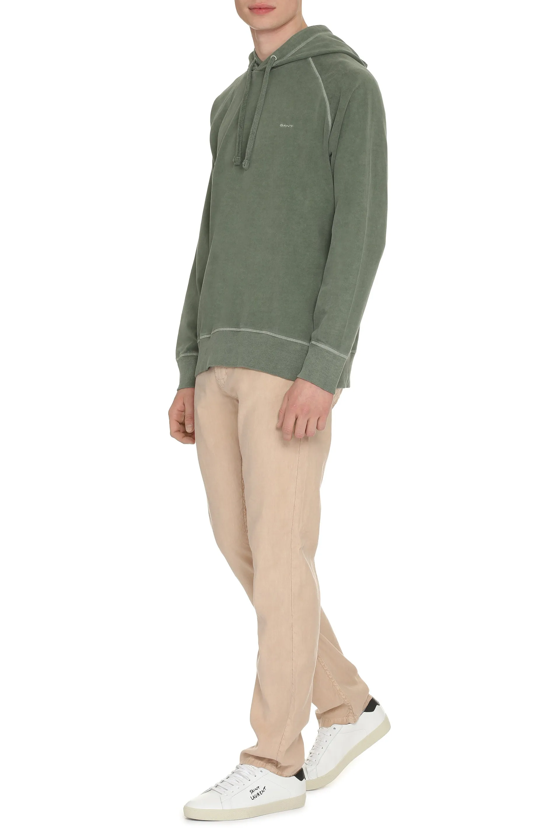 GANT Felpa in cotone con cappuccio