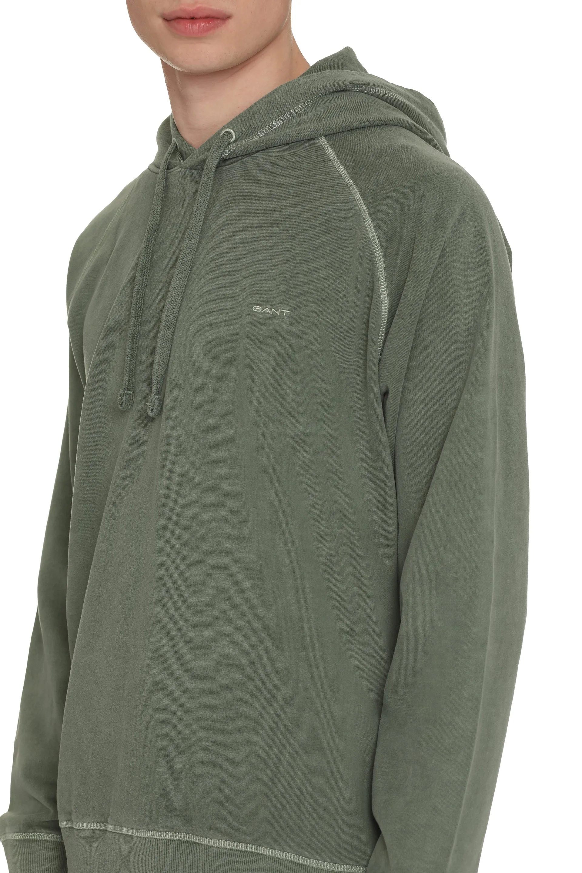 GANT Felpa in cotone con cappuccio