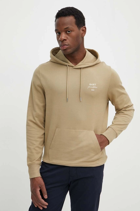 Gant felpa in cotone