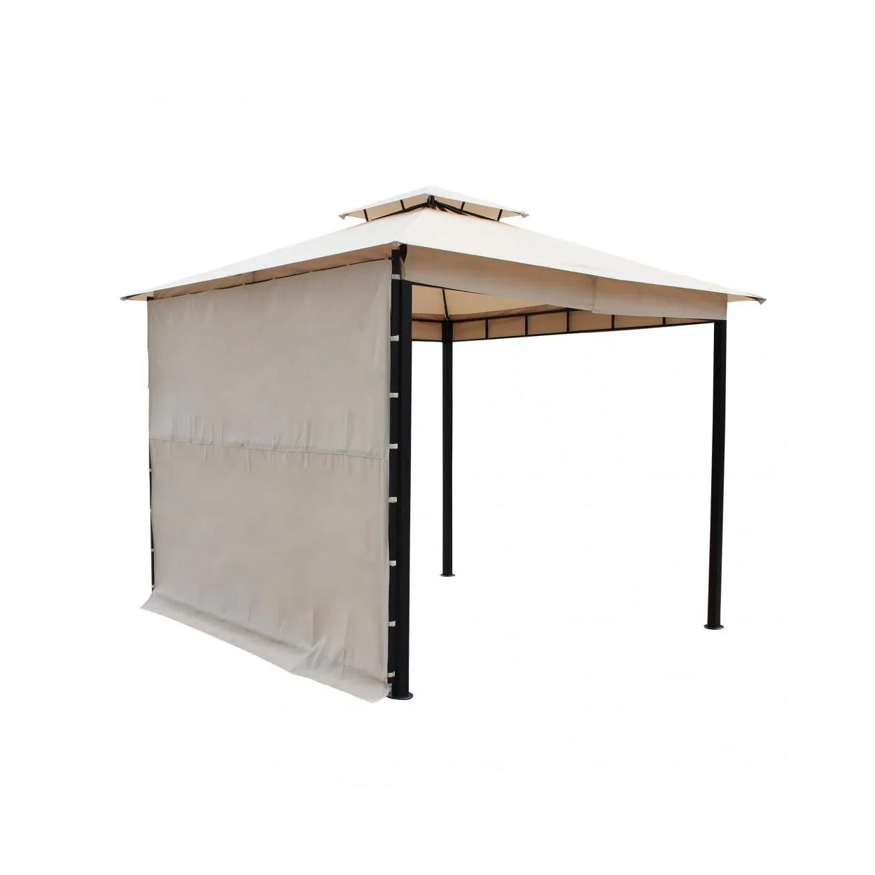 GAZEBO ANTIGUA 3,3 X 3,3 - ANTRACITE