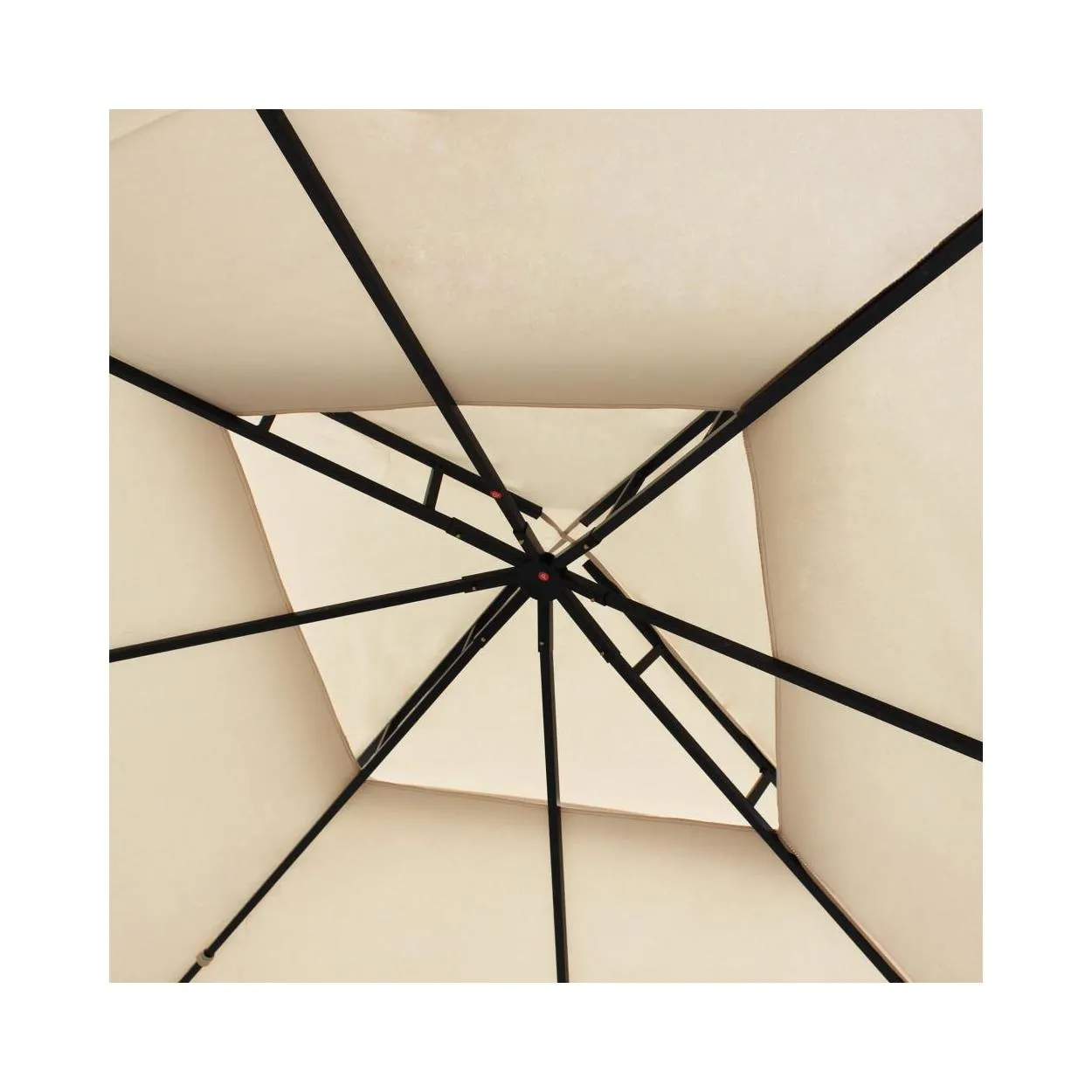 GAZEBO ANTIGUA 3,3 X 3,3 - ANTRACITE