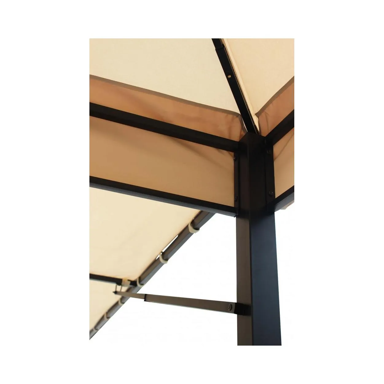 GAZEBO ANTIGUA 3,3 X 3,3 - ANTRACITE
