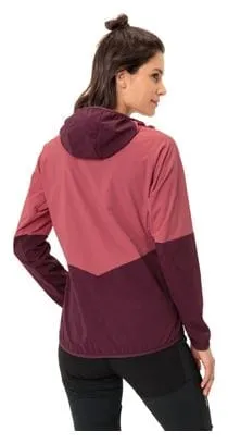 Giacca antivento Vaude Tekoa da donna, rosso