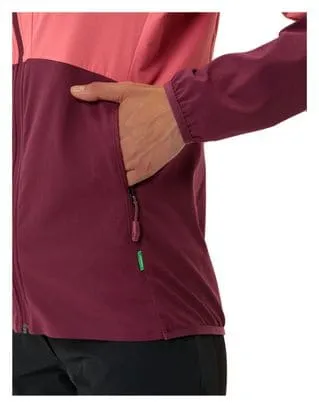 Giacca antivento Vaude Tekoa da donna, rosso