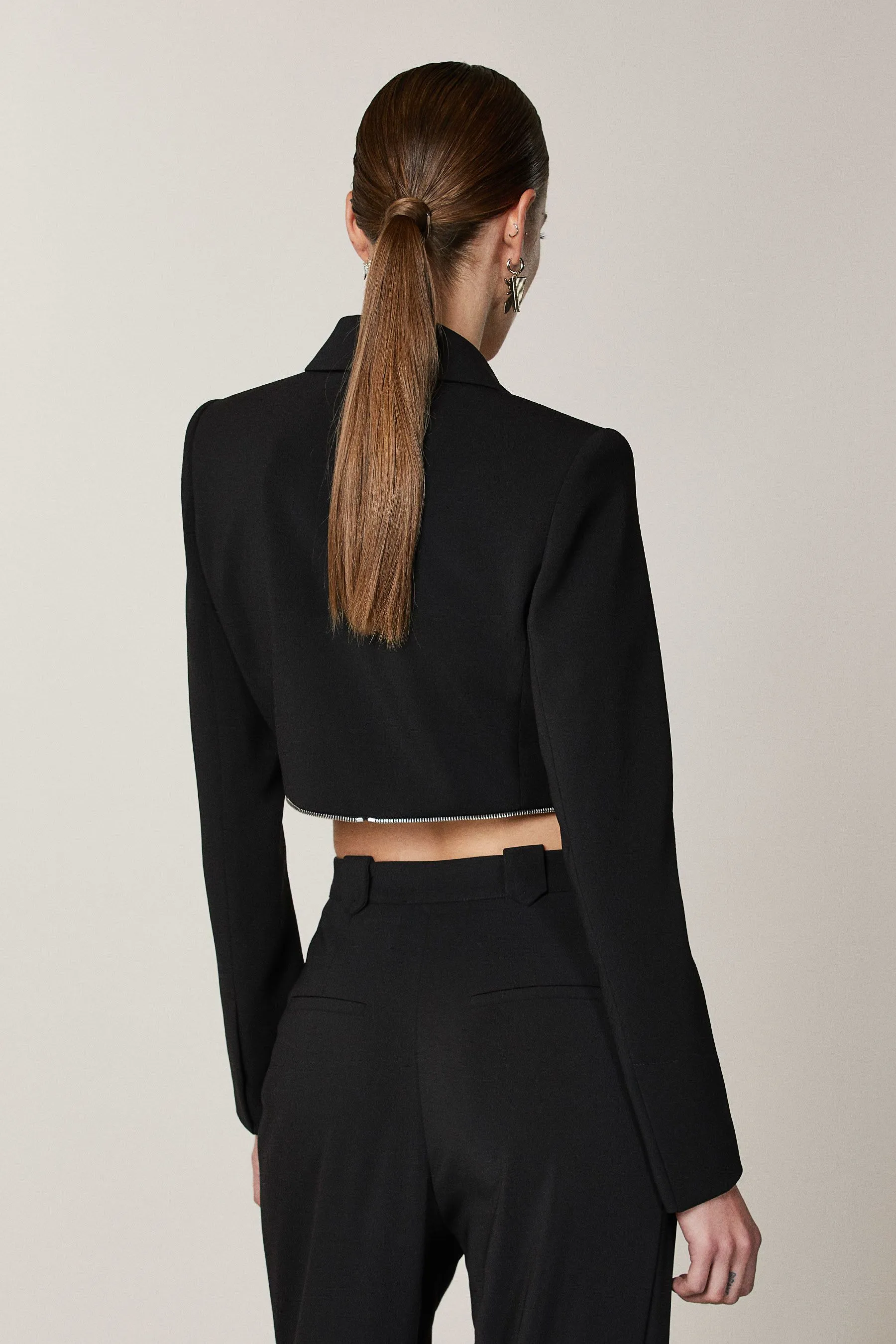 Giacca con zip essential patrizia pepe