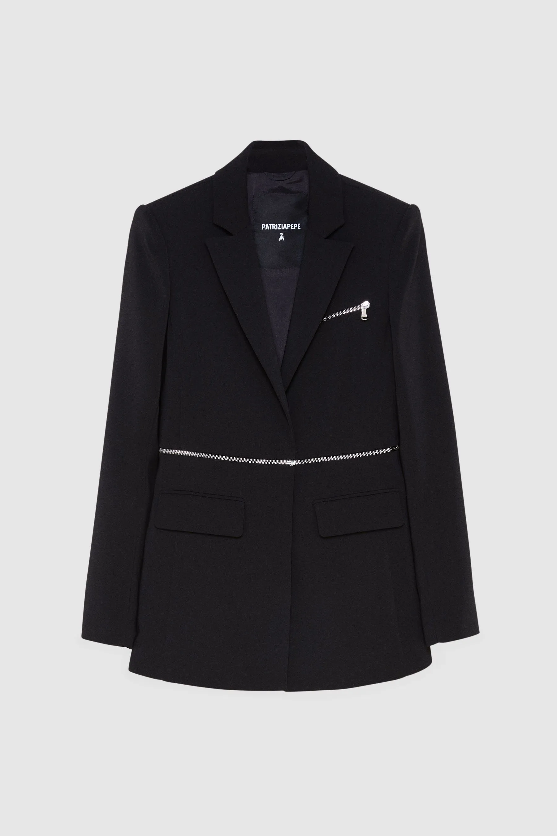 Giacca con zip essential patrizia pepe