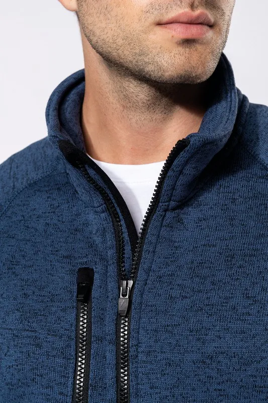 Giacca con zip Heather da uomo
