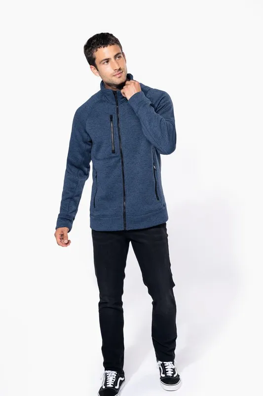 Giacca con zip Heather da uomo