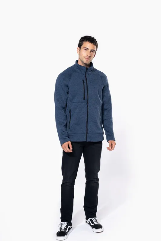 Giacca con zip Heather da uomo