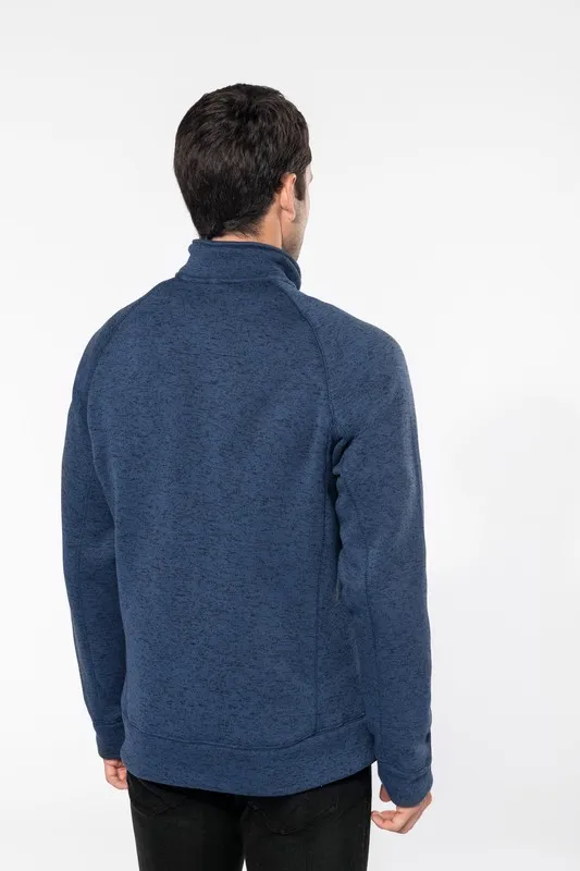Giacca con zip Heather da uomo