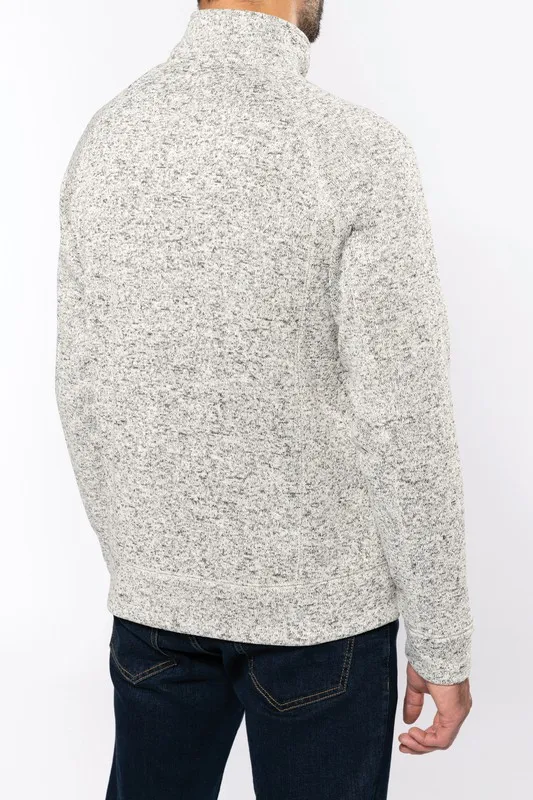 Giacca con zip Heather da uomo