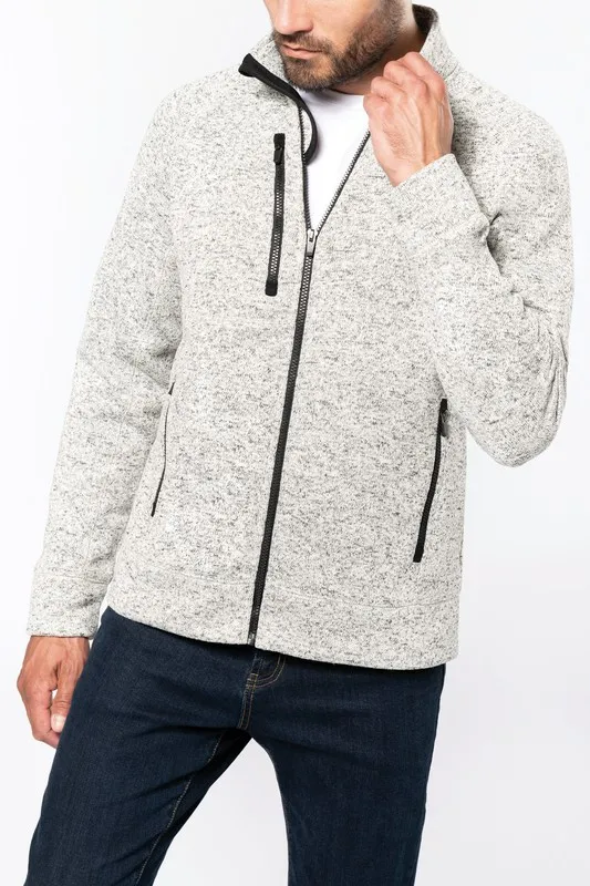 Giacca con zip Heather da uomo