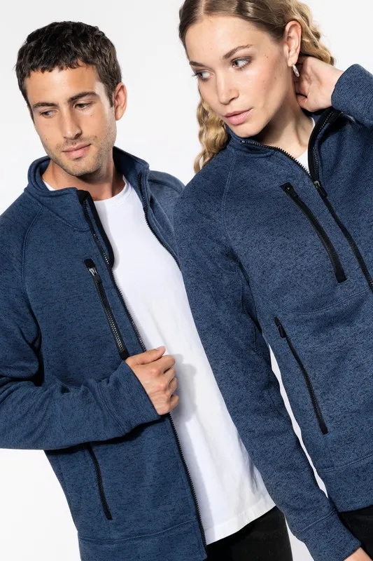 Giacca con zip Heather da uomo