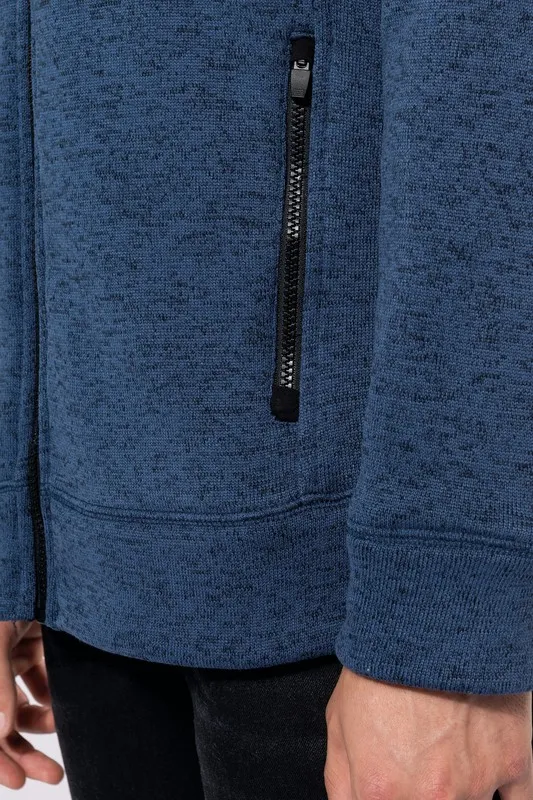 Giacca con zip Heather da uomo