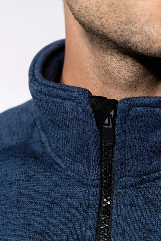 Giacca con zip Heather da uomo