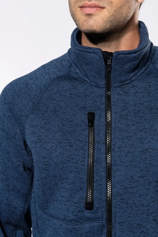 Giacca con zip Heather da uomo