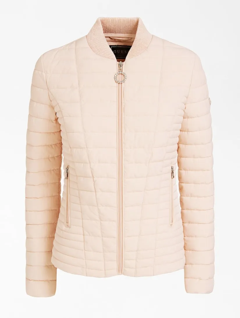 Giacca Guess donna con zip elasticizzata W01L92WCOG0