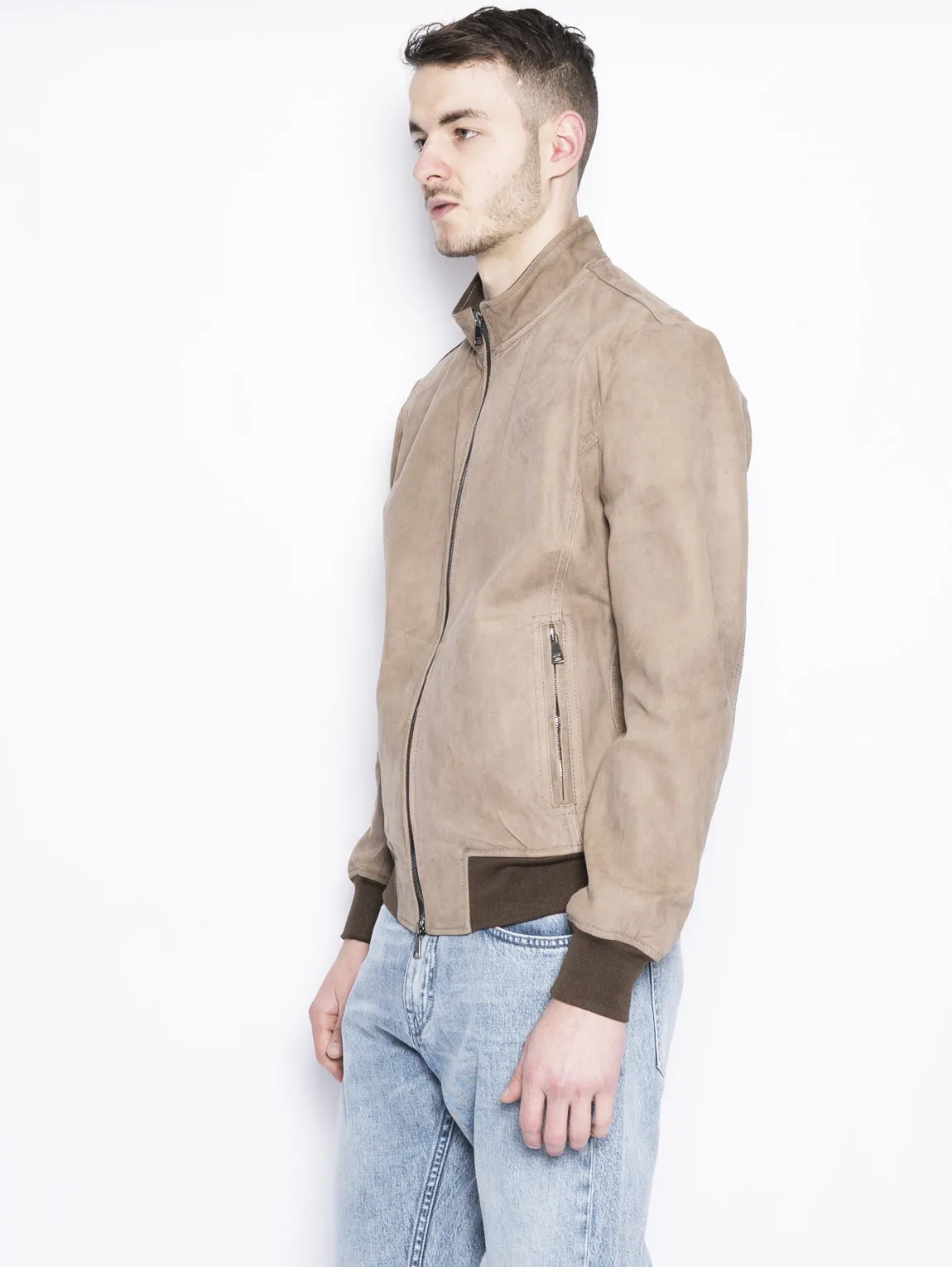 Giacca in renna Beige / Marrone