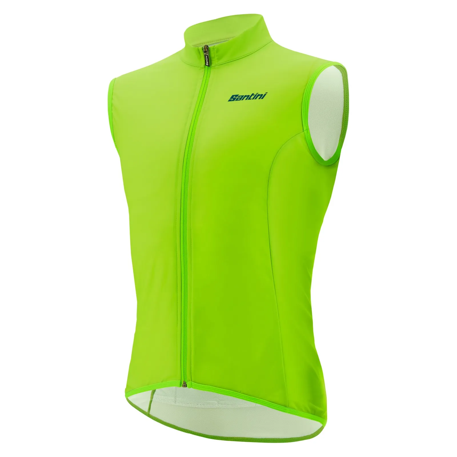 GILET ANTIVENTO SANTINI NEBULA VERDE FLUO