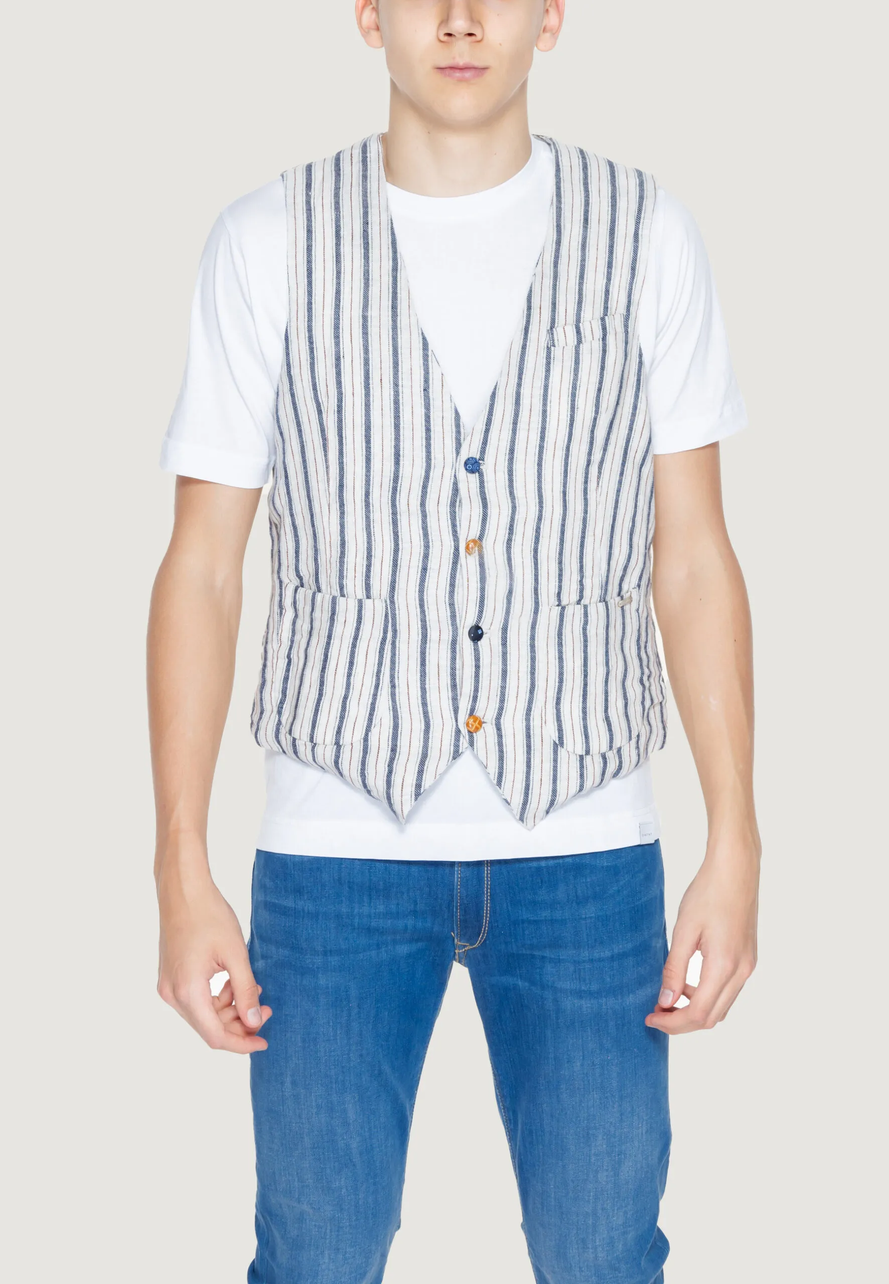Gilet Casual Gianni Lupo  Beige