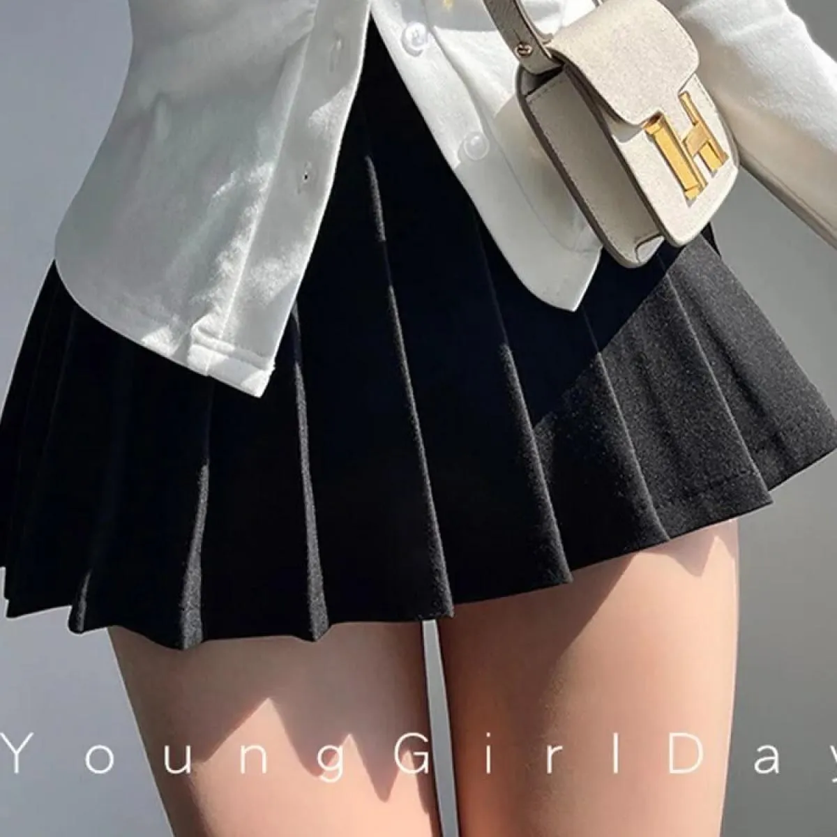 Gonna a pieghe con pantaloncini Donna a vita alta Bianco Nero A Line Gyaru Mini Gonna da tennis School Girl Summer