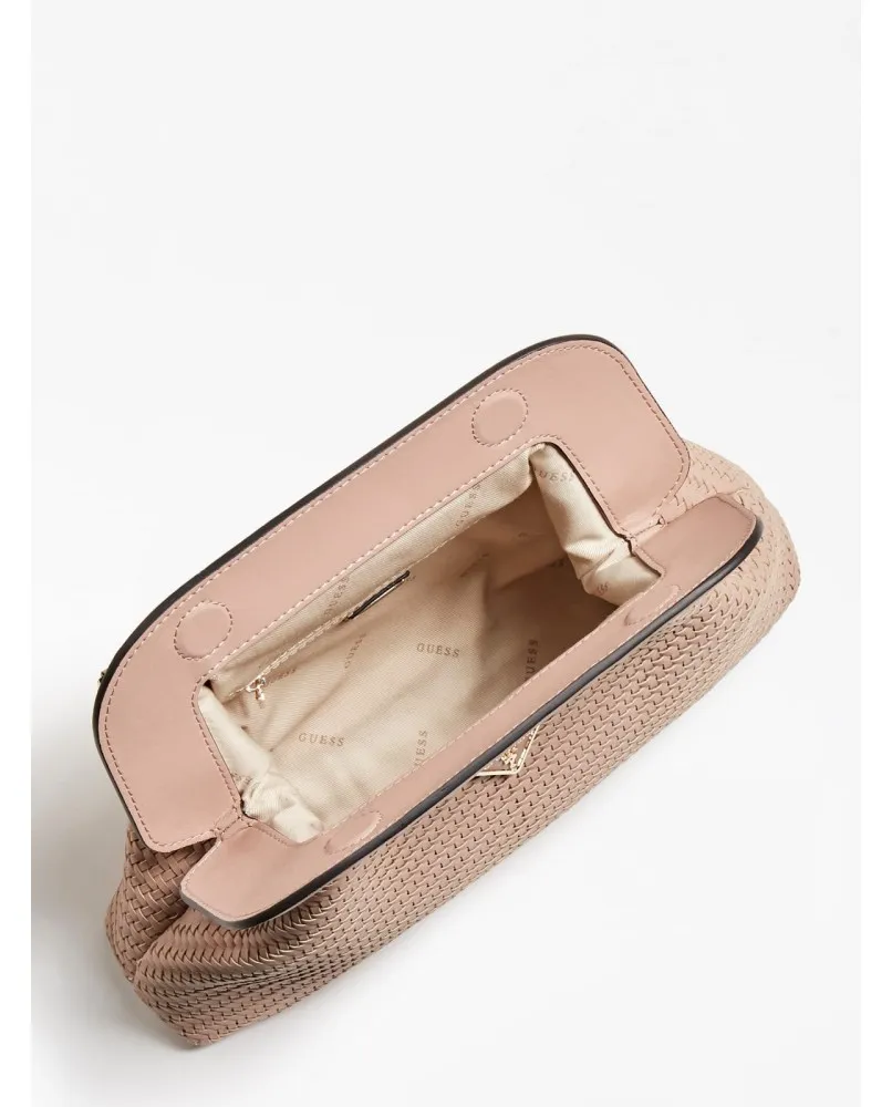 GUESS HASSIE VG839717 borsa tracolla crossbody intreccio rosa