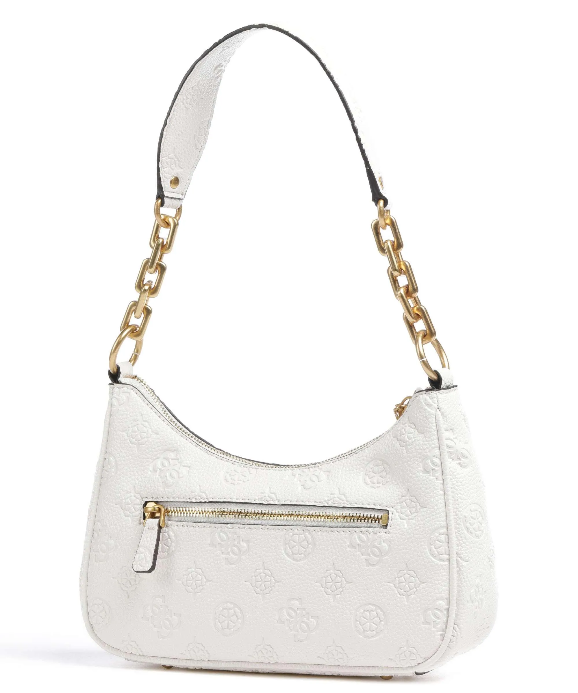  Guess Izzy Peony Borsa a spalla pelle sintetica bianco  