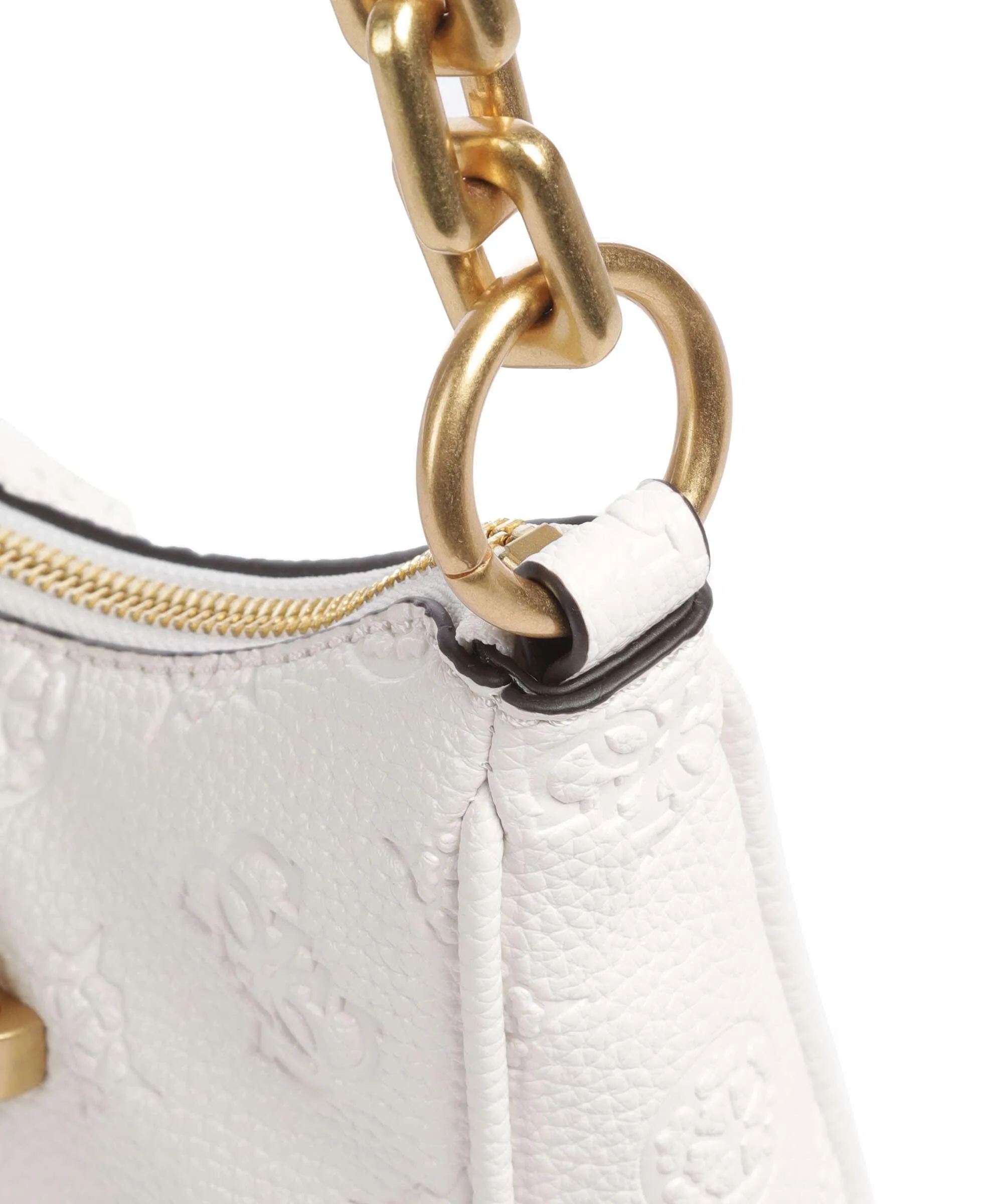  Guess Izzy Peony Borsa a spalla pelle sintetica bianco  
