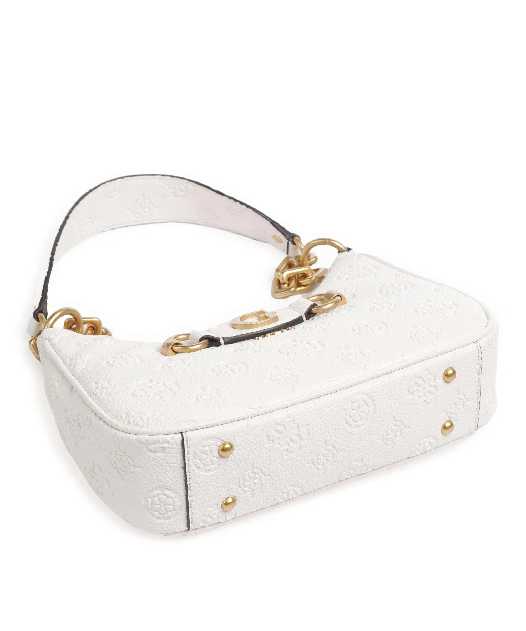  Guess Izzy Peony Borsa a spalla pelle sintetica bianco  