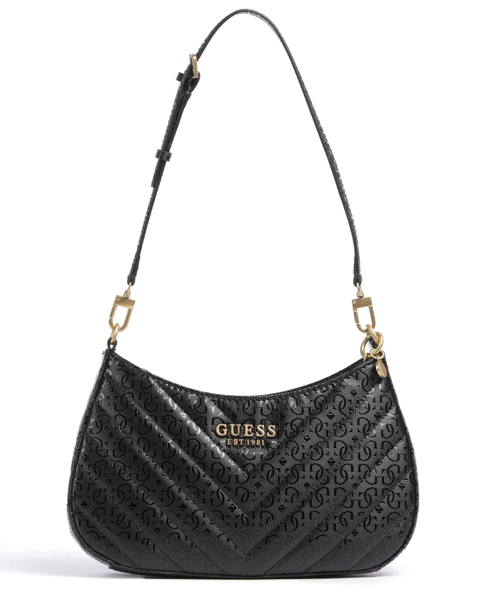  Guess Jania Borsa a spalla pelle sintetica nero  