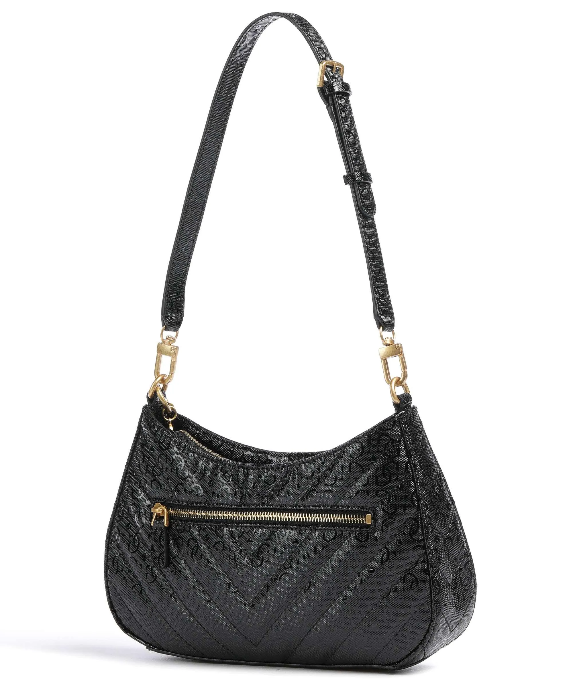  Guess Jania Borsa a spalla pelle sintetica nero  